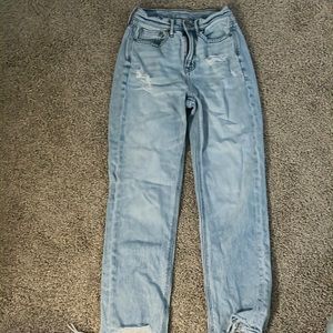 american eagle high rise boyfriend jeans